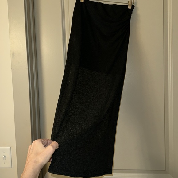 NWT Abercrombie and Fitch mesh midi skirt size XXS - Picture 5 of 7